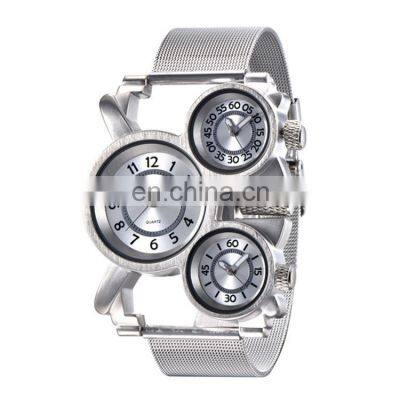 Luxury Oulm 1167 Mens Quartz Watch Stainless Steel Strap Square Can Oem Case Business Watches