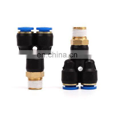 Manufacturer Wholesale SNS SPLL Series Pneumatic Elbow Male Thread Quick Connect Pipe Fittings Tube Joints photo-4