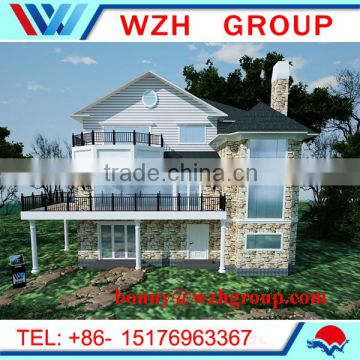 High level villa,modular homes prefab house,luxury steel villa