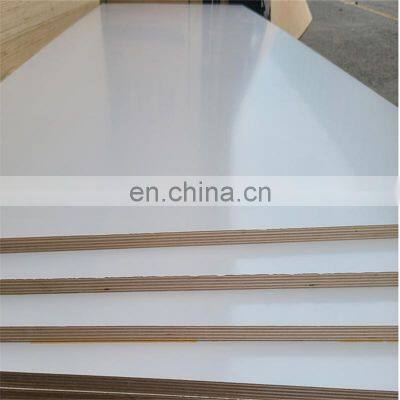 Double Sides 18mm Hardwood Core Melamine Laminated Furniture Plywood Sheet for Sale