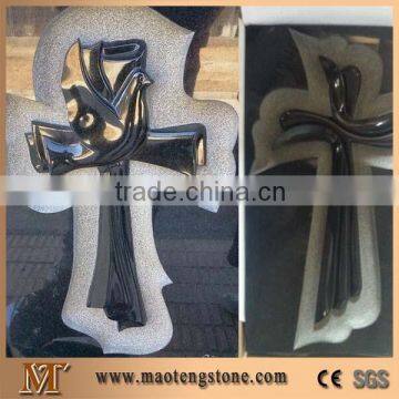 Hebei Black Granite Cross Monument & Tombstone