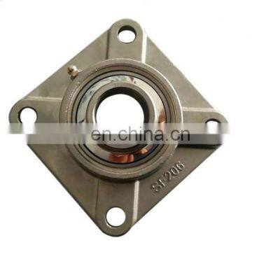 Sucf205 Waterproof 304 Stainless Steel Square Fixed Seat Pillow Block Bearing With HousingSquare Adjustable Pillow Block Bearing