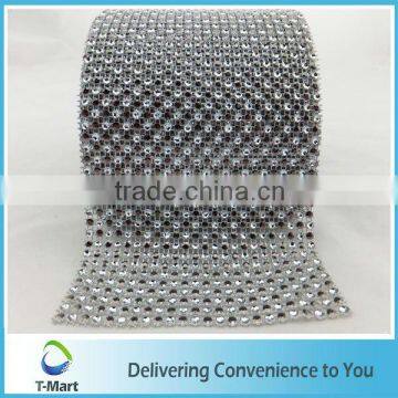 24 rows Plastic Rhinestone mesh For shirts