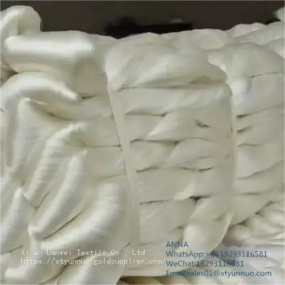 For Knitting Fabric Super Soft And White Silk Yarn For Weaving photo-4