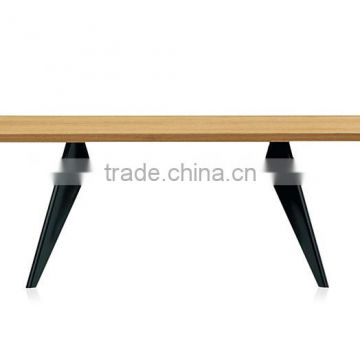 Dining room furniture ash wood Jean Prouve dining restaurant table