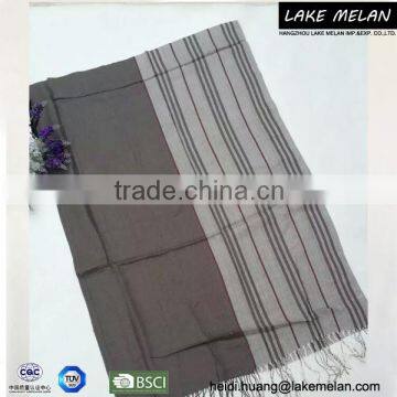 SS 16 Hot Selling Men's Woven Scarf With Striped Pattern photo-6