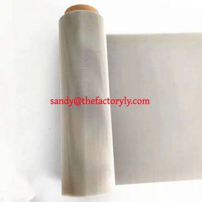 46 60 Mesh 0.25mm 1855mm 1900mm Round Plain Twill Weave Pure Nickel Wire Mesh for Green Hydrogen