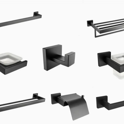 Китайские ванные принадлежности из нержавеющей стали. Набор ванных аксессуаров. Полотенцесушитель
