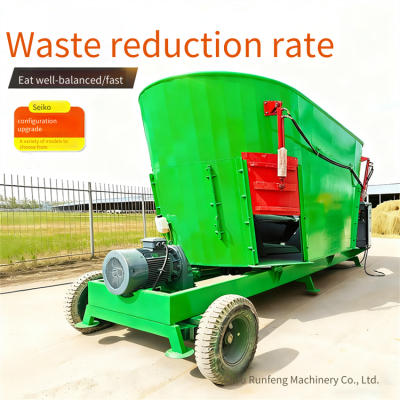 Horizontal Large-scale Forage Mixing Machine, Ranch Mixer, 8-cubic-meter Kneading Mixer for Cattle Farms photo-4