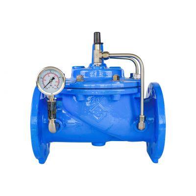 Gusseisenventil S300x mit langsamer Schließfunktion, Flanschanschluss, Druckklasse PN10/16