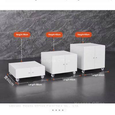 HN-LW9 Steel Machine Cabinet With Lockable Wheels, Heavy Duty Metal Printer Stand for Multifunction Laser Printer Support for Professional Agency photo-2