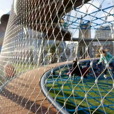 X-Tend Safety Netting, 304/316 Stainless Steel Wire Rope Mesh, Suitable for Zoo Enclosure Fencing, Providing Tight Protection.
