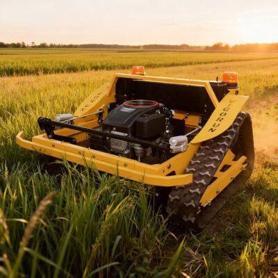 Industriegrade arbeitssparende Einzylinder-Gas-Schlepper-Fernsehmähmaschine mit einer Schneidbreite von 800 mm VTLM800 All-Terrain-Hangmähmaschine