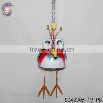 modern metal home decor funny hanging bird ornaments