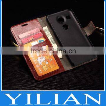 Luxury Leather Wallet Cover For Google Nexus 5x Nexus5X/6P Flip Stand Pouch With Card Slots Huawei Nexus 6P wallet Case