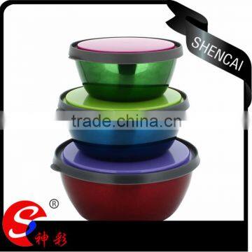 korea kitchen art style metal stroage box /kitchen food storge box set with lid