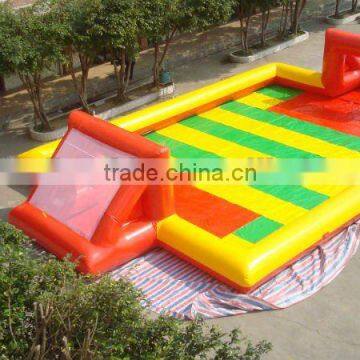 China Inflatable football field / soccer games/ mini soccer field