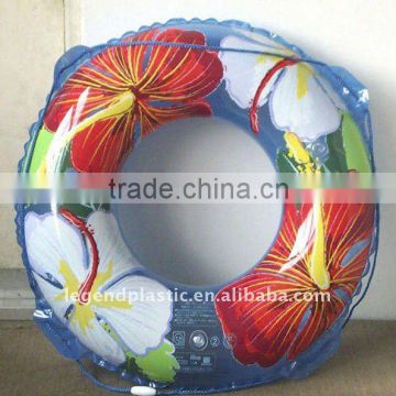 inflatable swimming ring with rope