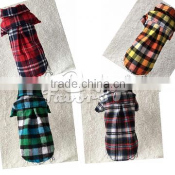 Spring plaid big large dog cloth coat for Golden Retriever big dog puppy shirt jacket hoodie sportwear apparel dog                        
                                                Quality Choice