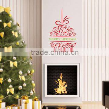 ALFOREVER Red Vinyl Quote Christmas Decals,vinyl Christmas Sticker photo-3