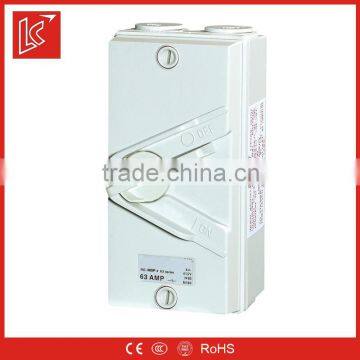 UKF Series 1P~4P 20A-63A Industrial Ip65 Weatherproof Isolating Switch Disconnector, 3p Isolator Switch