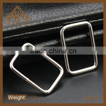 Fashion Mini Iron Square Keychain Ring