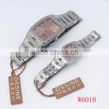 2011 fashion and classic tungsten lovers watches/couple watches/trendy lover watch