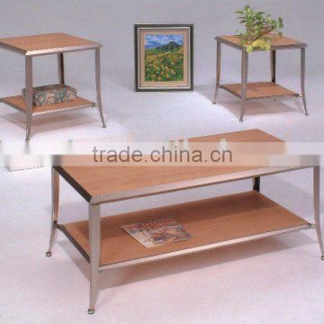 Modern Coffee Table and End Table/ Wooden Coffee Table Set