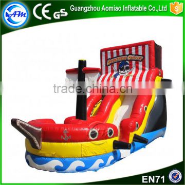 Hot sale crazy inflatable hippo slide,inflatable water slide blower