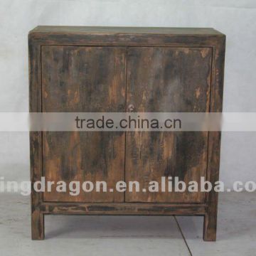 chinese antique furniture pine wood Shanxi two door Cabinet