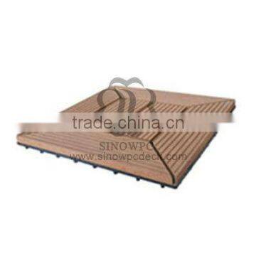 Western fashion wood plastic composite wpc diy decking