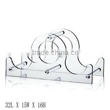 GH-RZ265 Customized Size Diverse Acrylic Wine Bottle Rack Display Holder photo-2