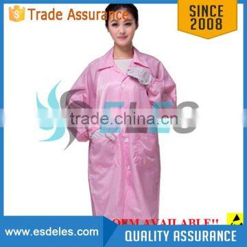 high quality esd workwear clothes antistatic garments--skype:elestech-sales3