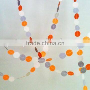 Circle Paper Garland,hanging Paper Garland for decor