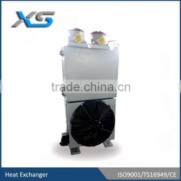 concrete mixer cooler,12V/24V electrical fan,80l/min,40 liter oil tank cooler