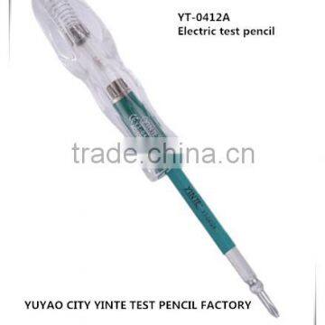 Electric pen tester with Acrylic crystal handle