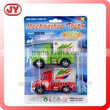 Mini plastic track toys pull back car