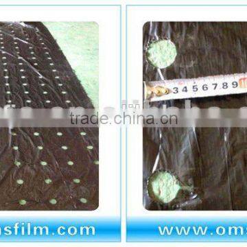 Black Poly Mulching Film - 1 Mil Embossed (4'x4000')