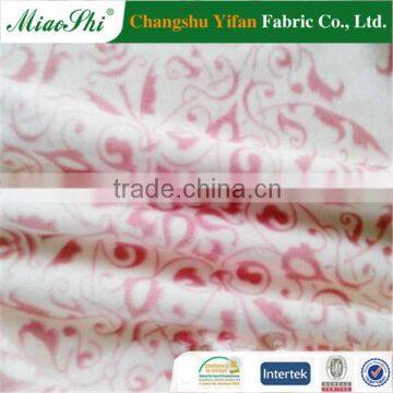 fox skins sofa upholstery velour fabric super soft velvet for children's garment