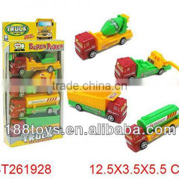 hot selling!!plastic pull back construction truck for children