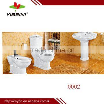 Chaozhou ceramic bathroom toilet set, ceramic toilet price