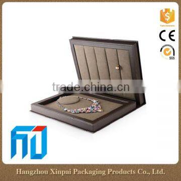 2015 hotsell fancy cheap leather jewelry display