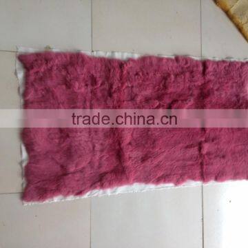 factory directly 2015 Natural Rabbit Fur plate