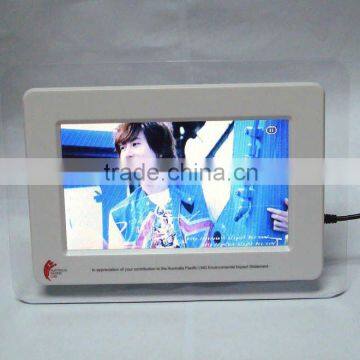 Slim Name Card Digital Photo Frame With Usb Flash Drive Function