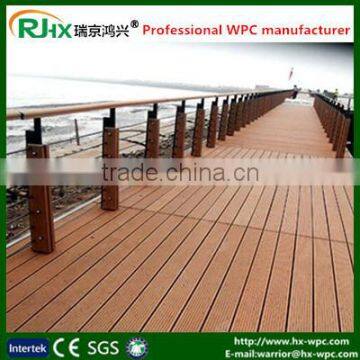 good price wood plastic composite decks hollow square hole/Round hole/Solid wpc decking floor