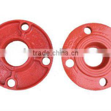 Flange threaded