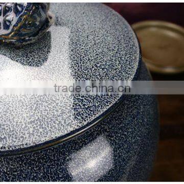 50CM Height Art Deign Excellent Quality Big Chinese Blue Jars for Storage Made in Vietnam photo-2