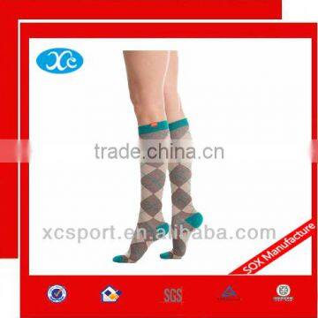 2014 New Design Compression Socks and Argyle Pattern photo-3