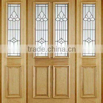 Glass Inserts Main Door Designs For House DJ-S9212MST-13