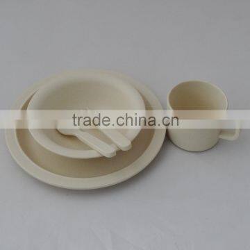 Eco-friendly Bamboo Fiber Kids Dinner Sets photo-4